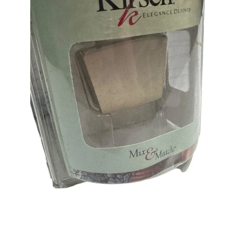 NEW Kirsch Brushed Nickel Squareish 1 3/8
